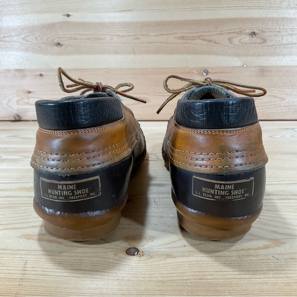 VTG LL Bean Maine Hunting Boot
Low W/ Cuff Ankle
3 eye
Men’s 7 M
Tan/Brown - Picture 4 of 9